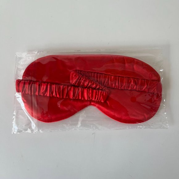 VIRGIN Travel Set: Silk Sleep Mask & Luggage Tag NWOT - Picture 2 of 4